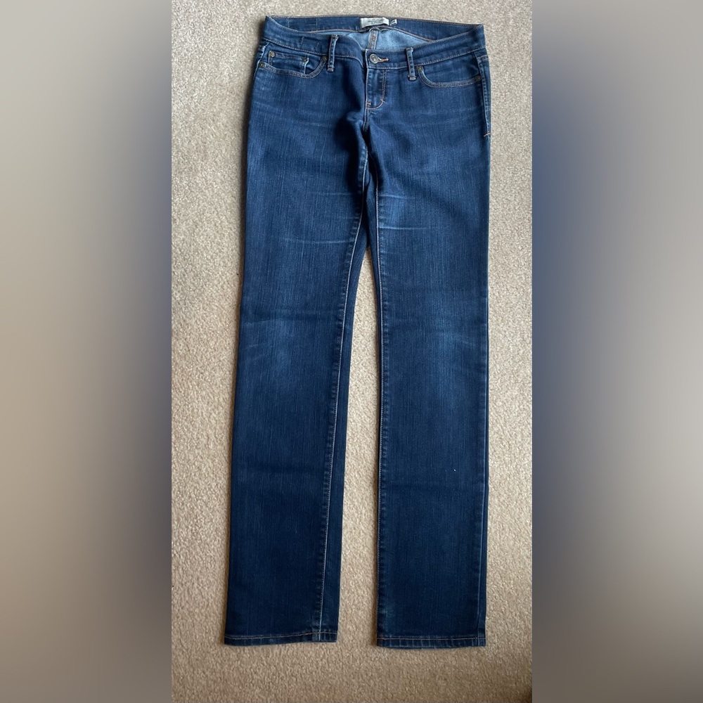 Abercrombie & Fitch Women's Navy Skinny Jeans